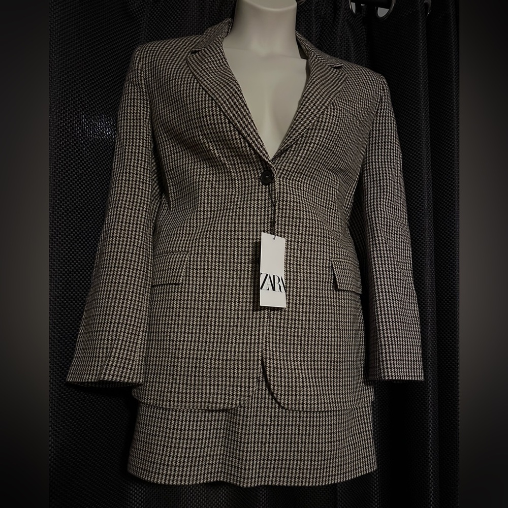 Zara Blazer & Mini Skirt Set